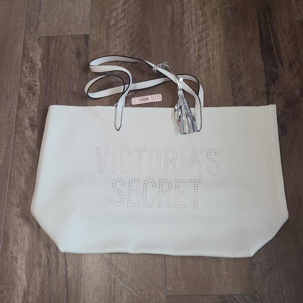 Victoria's Secret Elegant Cream Tote